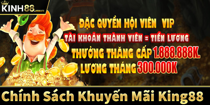 Khuyến mãi Kinh88 - Chính sách ưu đãi siêu hậu hĩnh tại nhà cái Kinh88